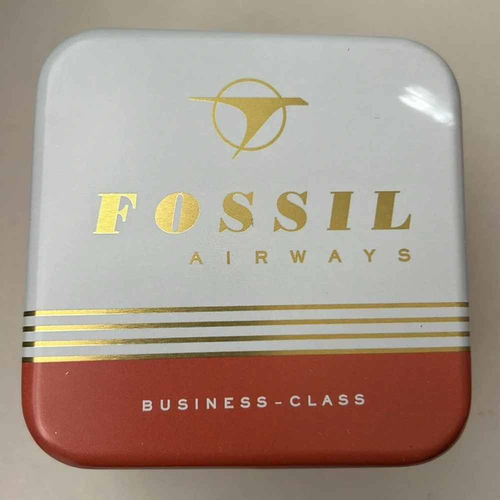 Fossil Airways Watch Tin